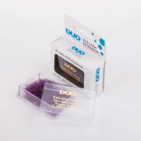 مژه کلاسیک رنگی ۱۰ میل بنفش DUO